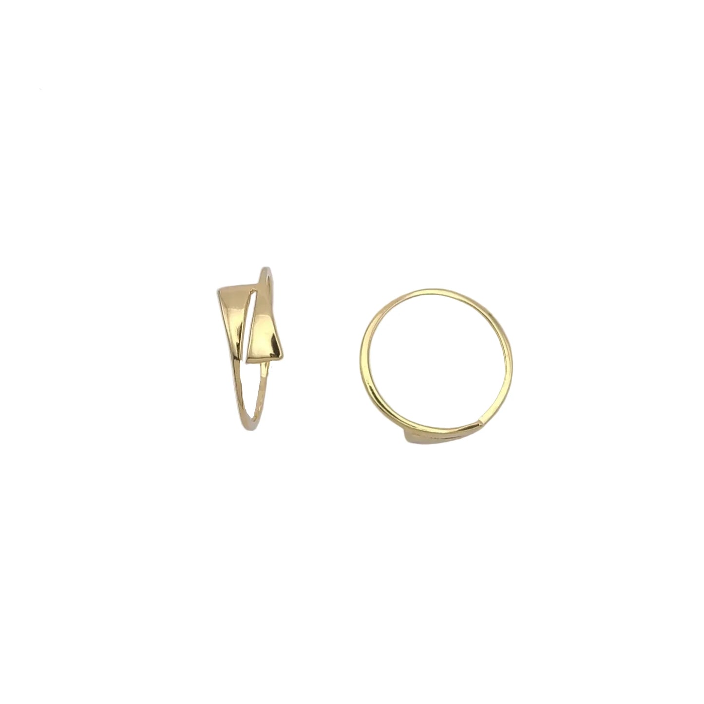 18K Gold Laminate - Chunky Ring