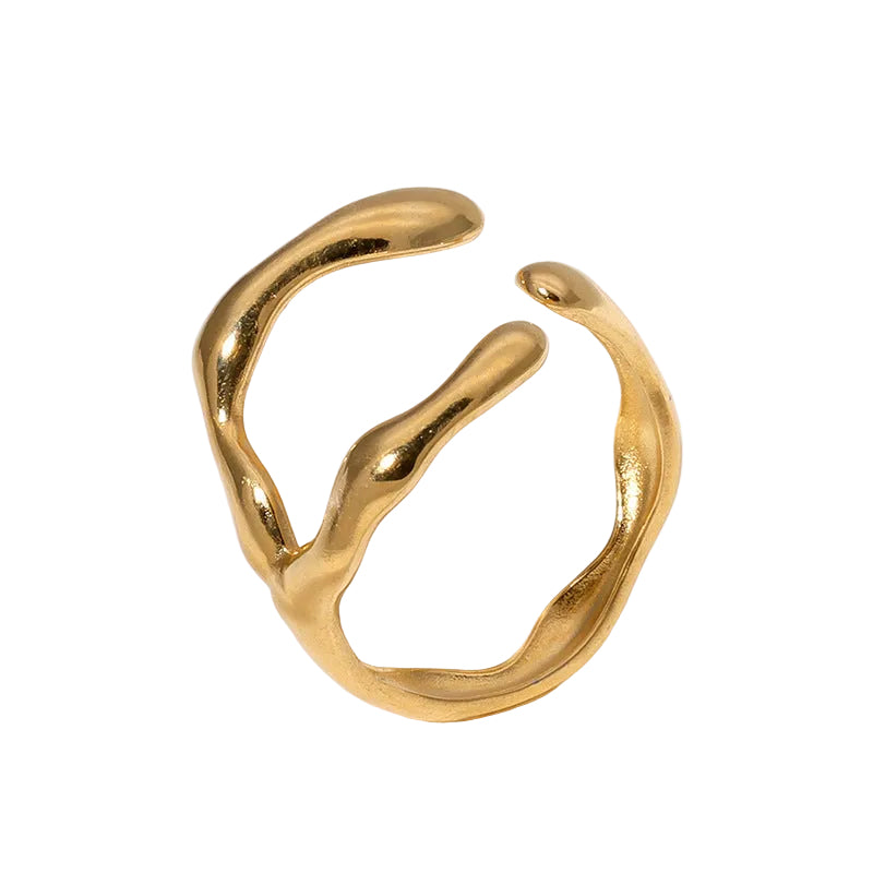 18K Gold Plated Geometric 304 Stainless Steel