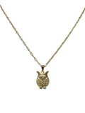14k Gold Filled Owl Paper Clip Link