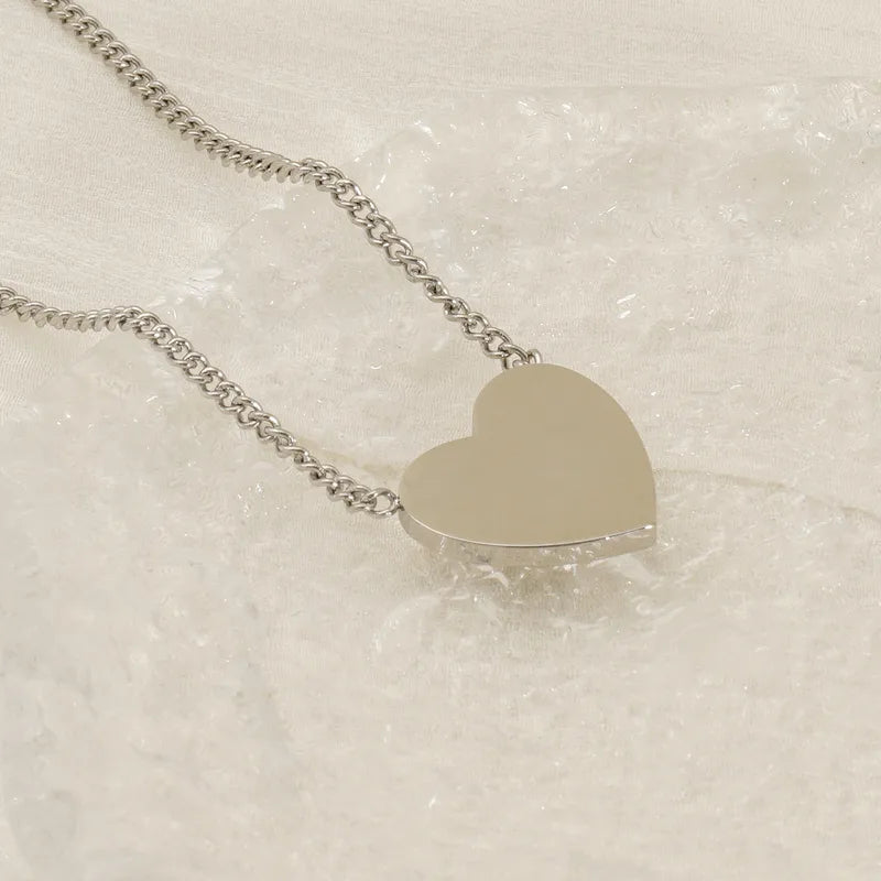 Heart 11:11 Shape 304 Stainless Steel Necklace