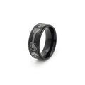Titanium Steel Guitar Design Ring Viking Tree Of Life Ring