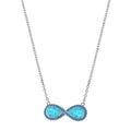 925 Sterling Silver CZ Necklace - Infinity