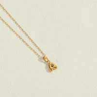 Letter 304 Stainless Steel Plating Pendant Necklace