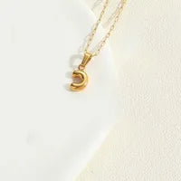 Letter 304 Stainless Steel Plating Pendant Necklace