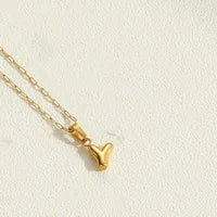 Letter 304 Stainless Steel Plating Pendant Necklace