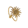 18K Gold Sun 304 Stainless Steel Open Ring