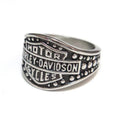 Titanium Steel Ring Harley Davidson Motorcycle