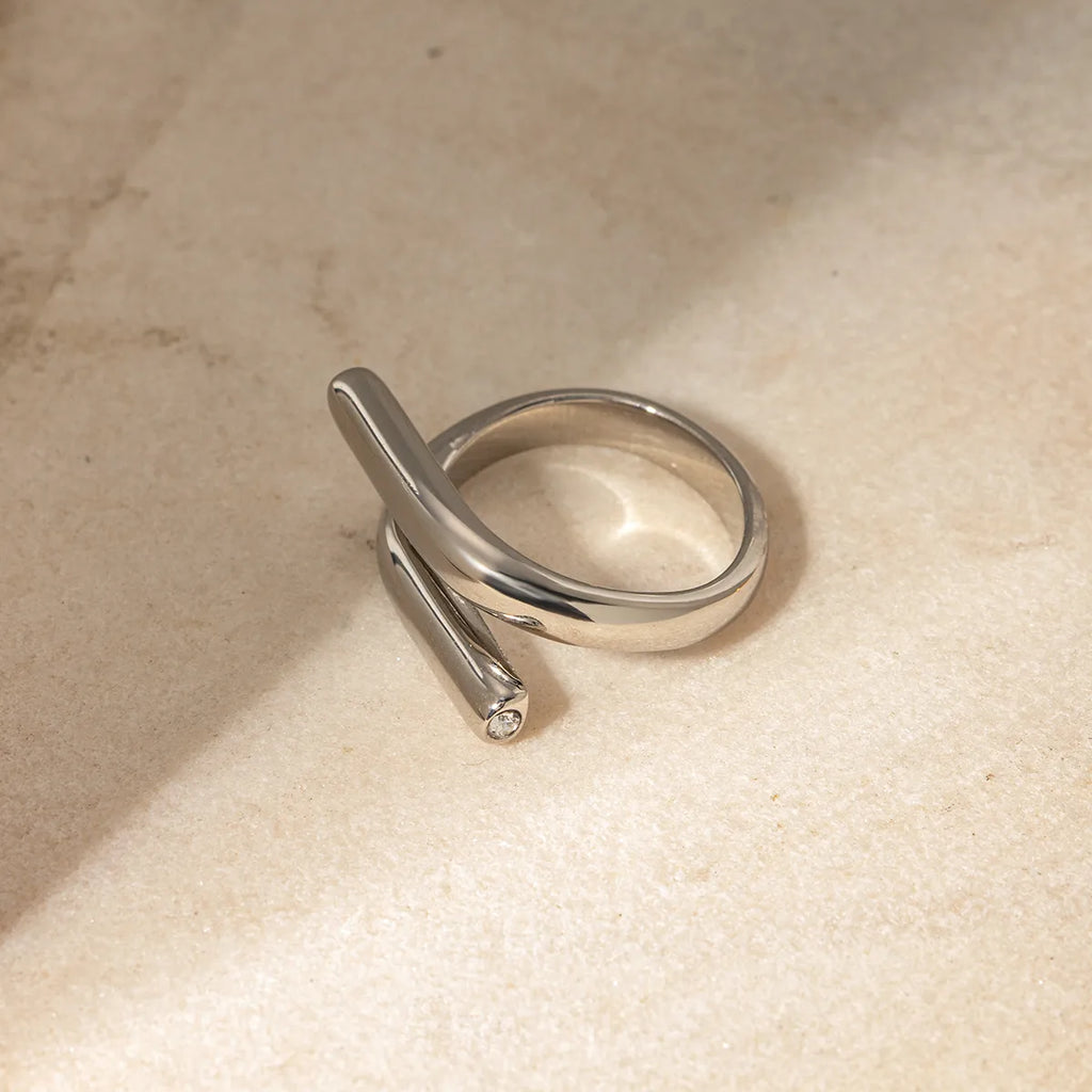 18K Gold Plated Irregular Geometric 304 Stainless Steel