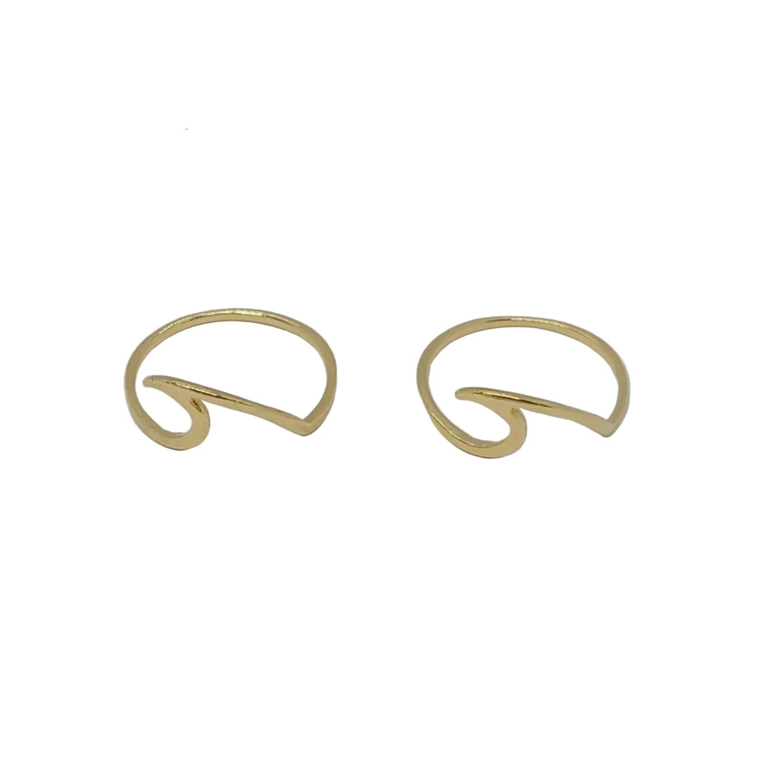 18K Gold Laminate Waves Ring