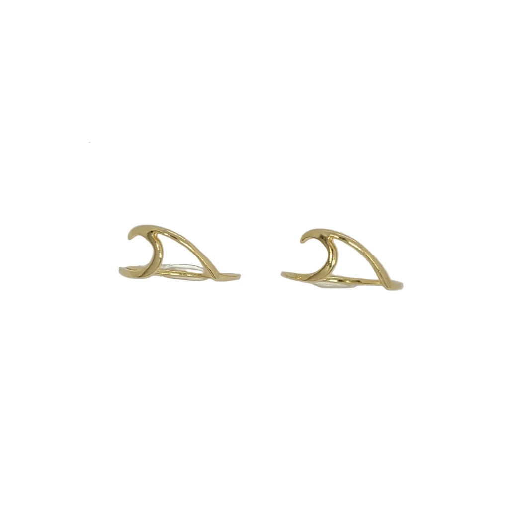 18K Gold Laminate Waves Ring