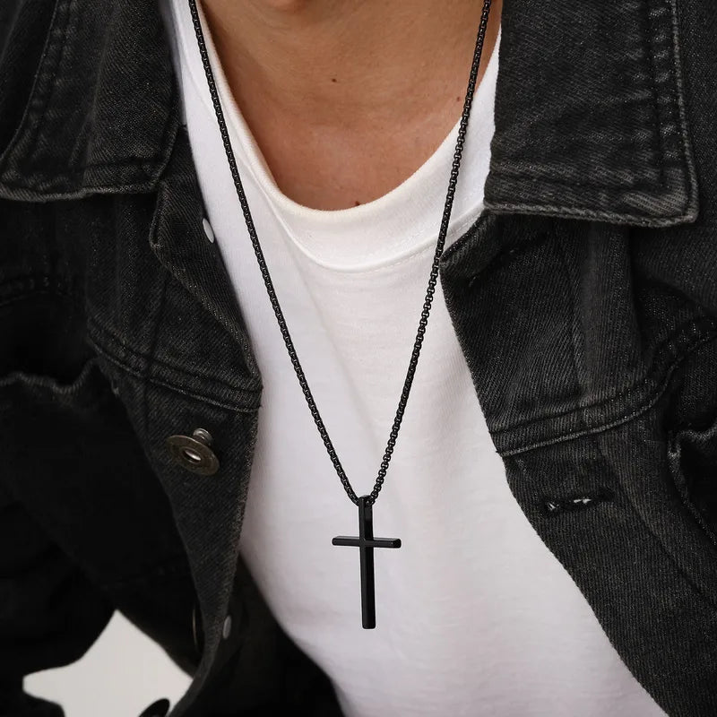 Cross 304 Stainless Steel Pendant Necklace